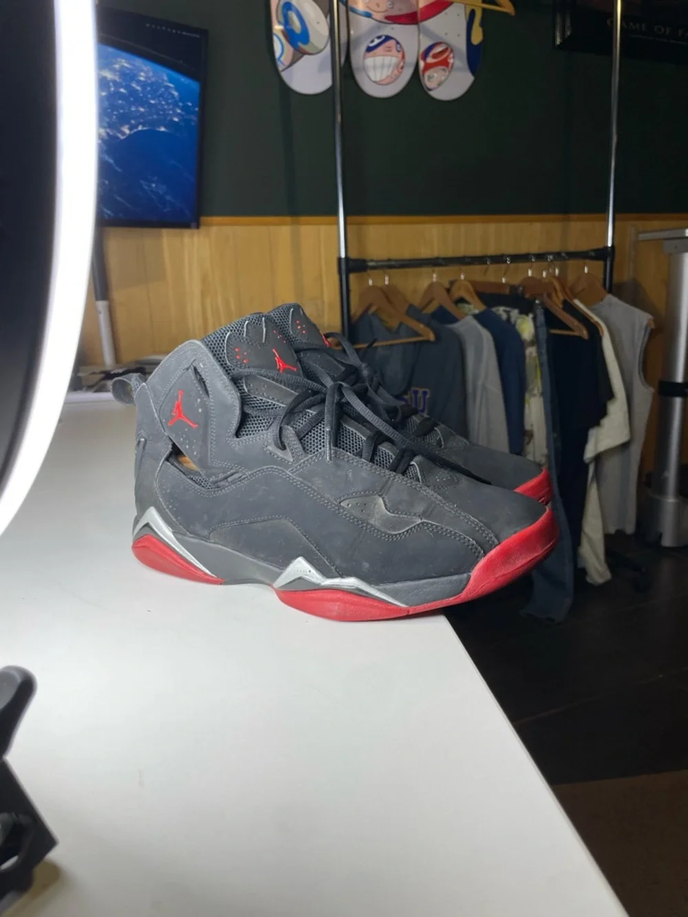 Jordan True Flight 'Black Gym Red' 2020 size 9